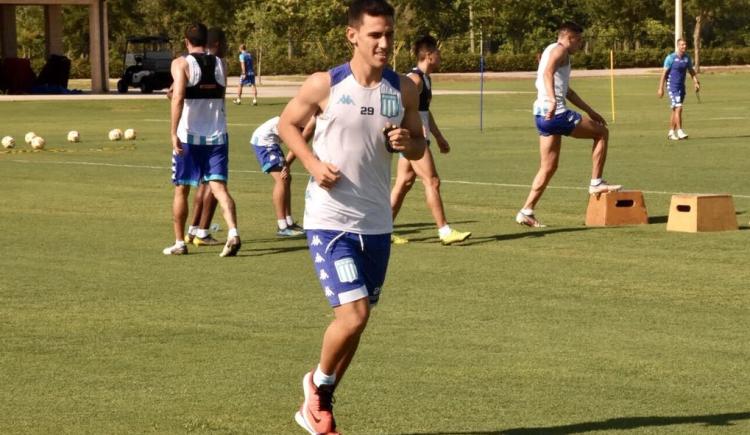 Imagen de Racing: Matías Rojas se pierde el partido con Talleres