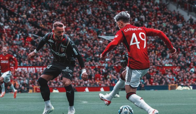 Imagen de Alejandro Garnacho brilló en el amistoso de Manchester United