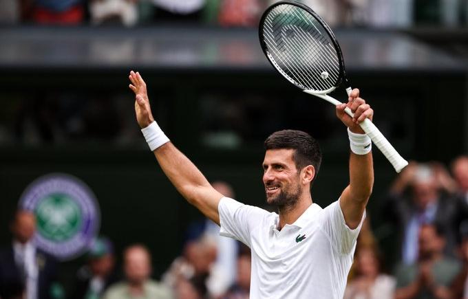 Imagen de Novak Djokovic, a la final de Wimbledon con otro récord más