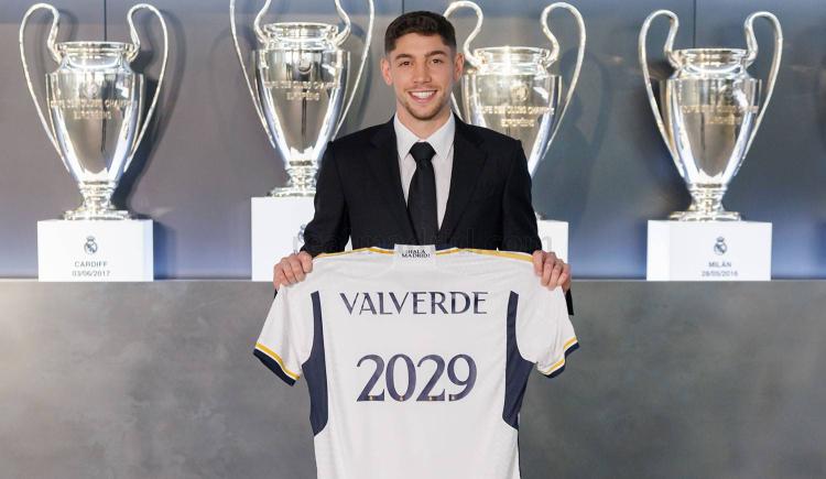 Imagen de Federico Valverde renovó con Real Madrid hasta 2029