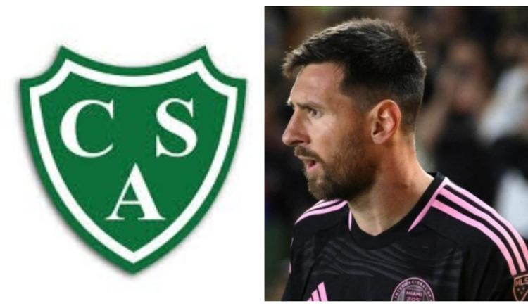 Imagen de Lionel Messi y Sarmiento, vinculados por una difícil situación