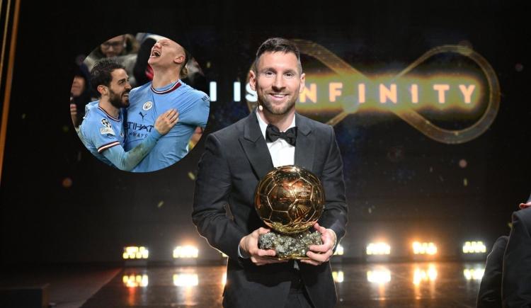 Imagen de La fuerte crítica de Bernardo Silva a Lionel Messi por el Balón de Oro