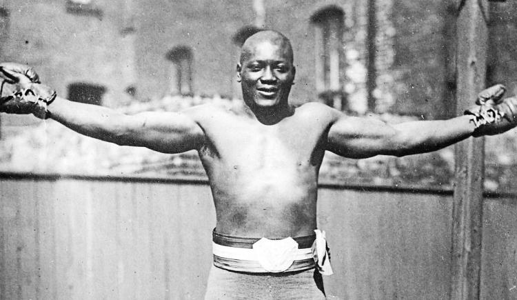 Imagen de 1915. Jack Johnson en Buenos Aires