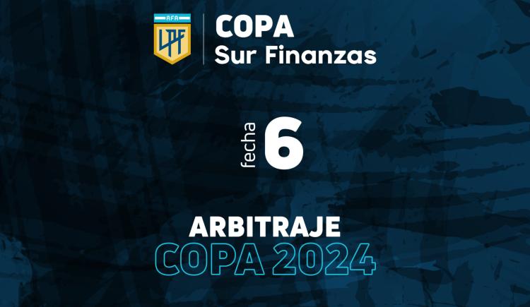 Imagen de Se confirmaron los árbitros de la sexta fecha de la Copa de la Liga