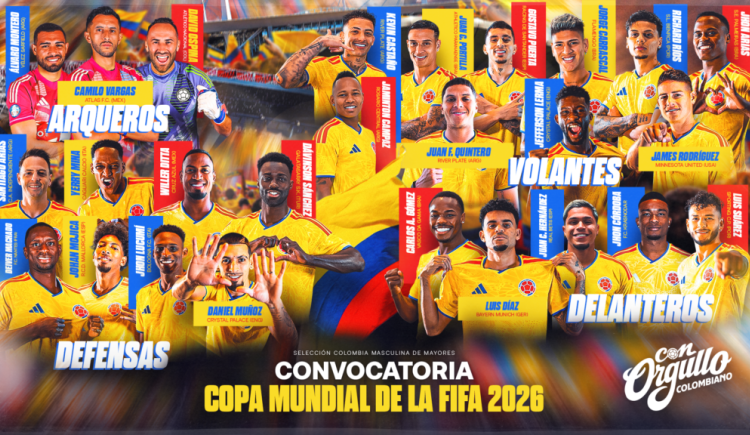 Imagen de Con Quintero y sin Villa, Colombia confirmó su lista para el Mundial 2026