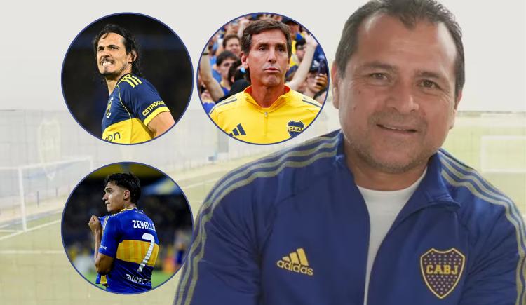 Imagen de El Chelo Delgado rompió el silencio: el futuro de Úbeda en Boca, la salida de Zeballos y la lesión de Cavani