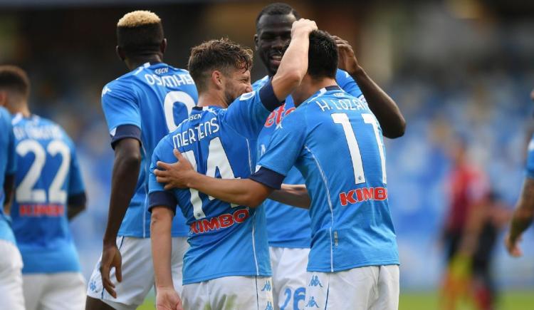 Imagen de NAPOLI RECIBE AL ATALANTA POR SEMIS DE COPA ITALIA