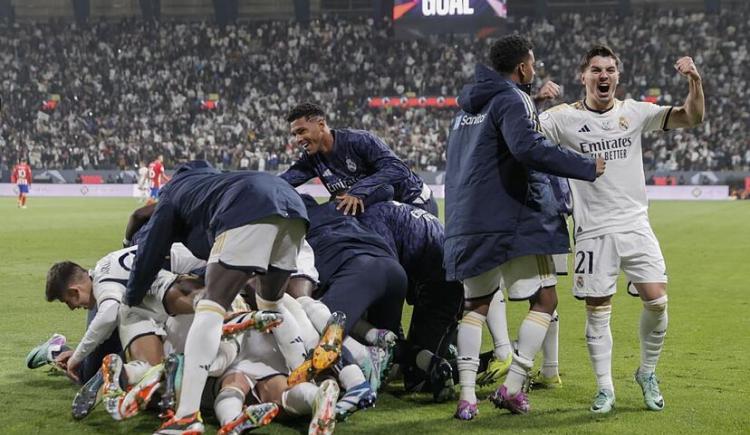 Imagen de Real Madrid aplastó a Barcelona y se consagró campeón de la Supercopa de España