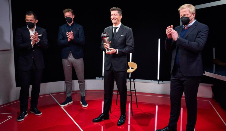 Imagen de LEWANDOWSKI TUVO REVANCHA Y GANÓ EL PREMIO "THE BEST"