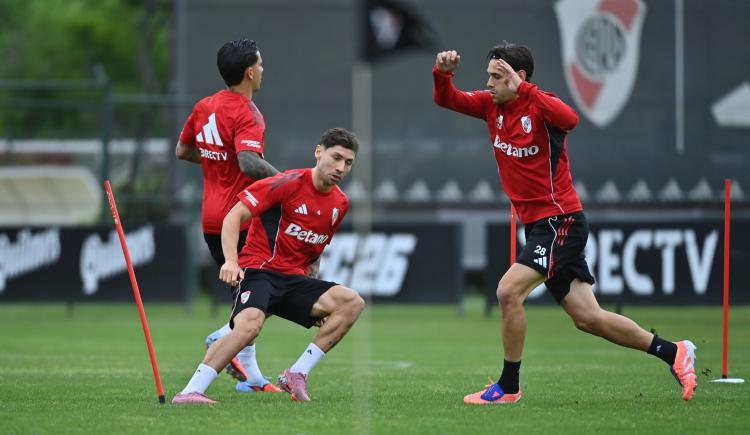 Imagen de Los concentrados de River para cortar la mala racha ante Talleres