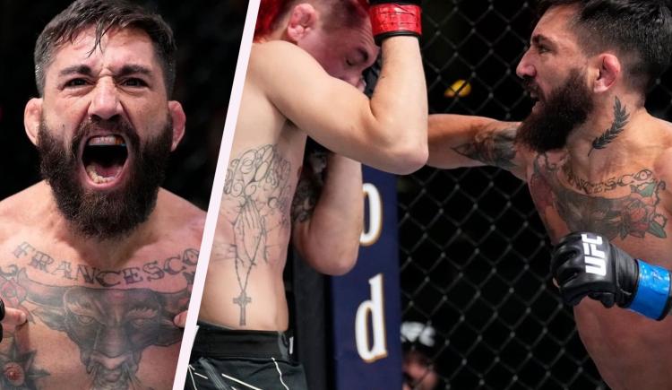 Imagen de Cannetti volvió a brillar en UFC