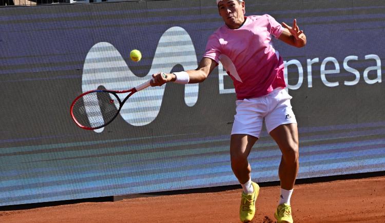 Imagen de Trabajoso triunfo de Sebastián Báez en el ATP 250 de Santiago