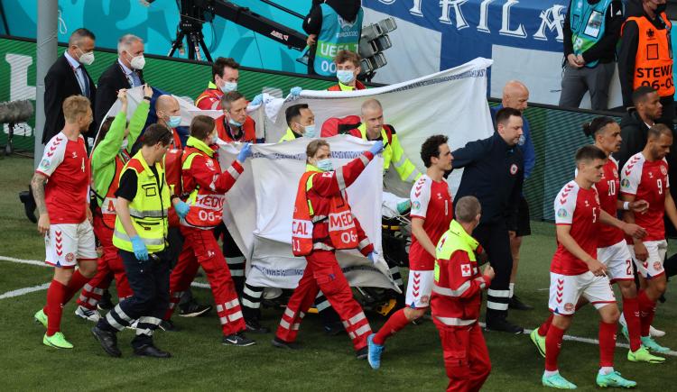 Imagen de Christian Eriksen, cómo volver de la muerte y la reacción al ver el impactante video