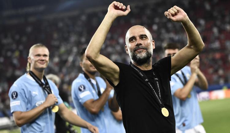 Imagen de La marca histórica que logró Pep Guardiola en la Supercopa de Europa