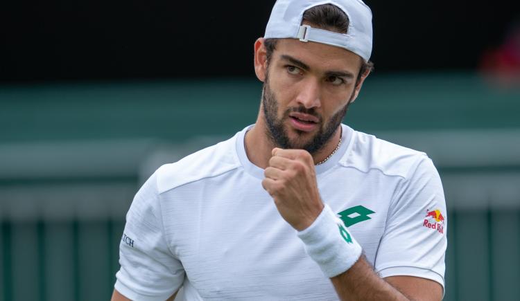 Imagen de BERRETTINI, EL QUINTO ITALIANO EN CUARTOS DE FINAL DE WIMBLEDON