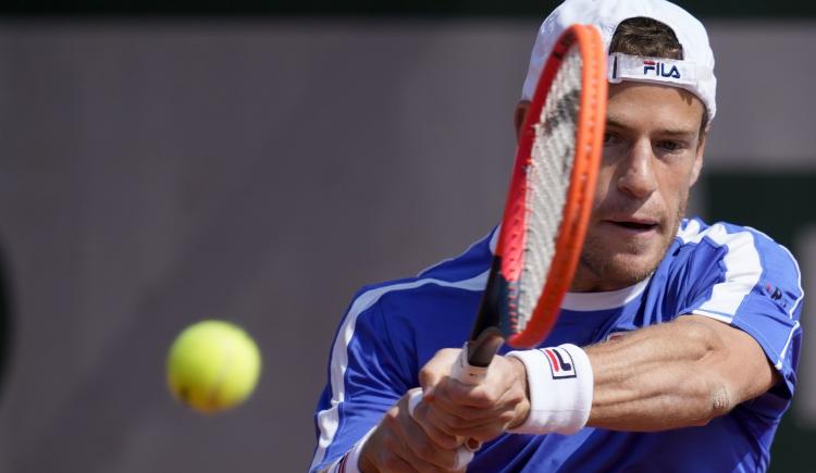 Imagen de Diego Schwartzman volvió a celebrar en Roland Garros