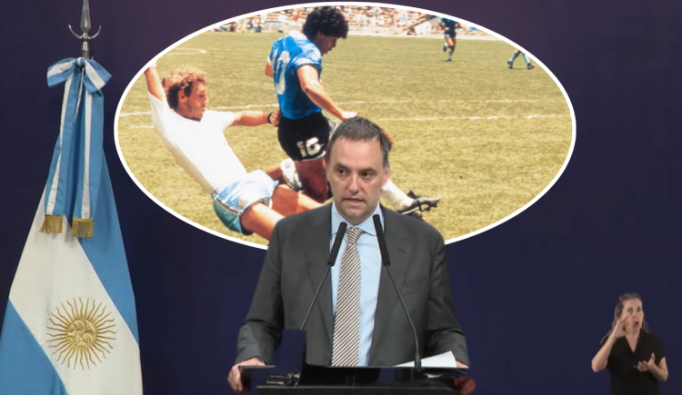 Imagen de Maradona siempre está: la respuesta a Adorni