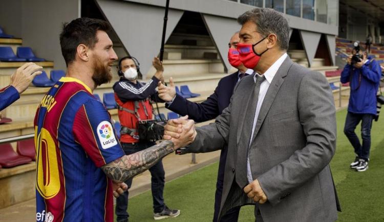 Imagen de AVANZA LA RENOVACIÓN DE MESSI CON BARCELONA