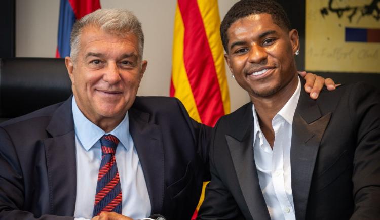 Imagen de El plan C: Barcelona presentó al inglés Marcus Rashford