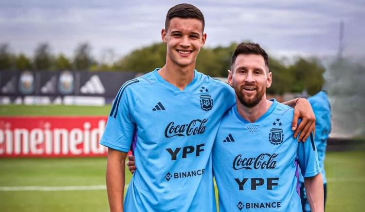 Imagen de La noticia que anunció Valentín Carboni, pieza del futuro de la Selección Argentina