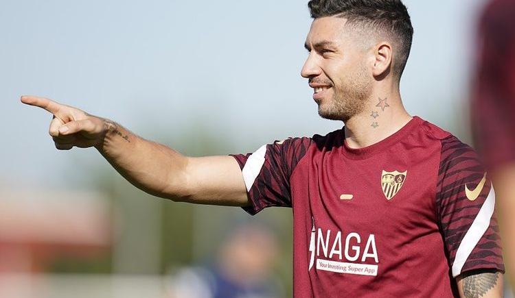Imagen de Atento, River: Gonzalo Montiel fue suplente en Sevilla-Valencia