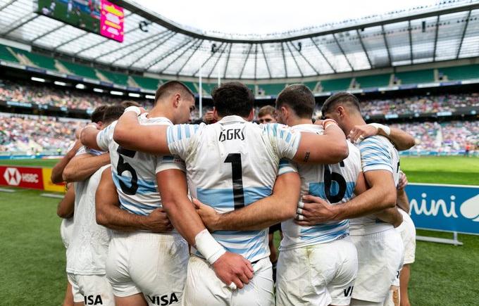 Imagen de Los Pumas, campeones del Seven de Londres