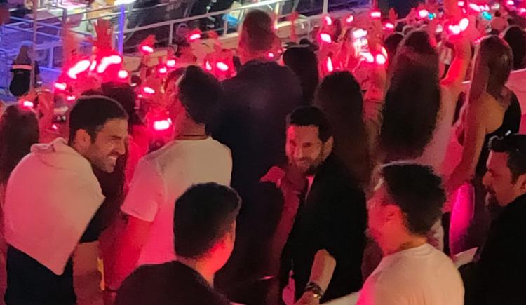 Imagen de Lionel Messi viajó a Barcelona para ver un concierto