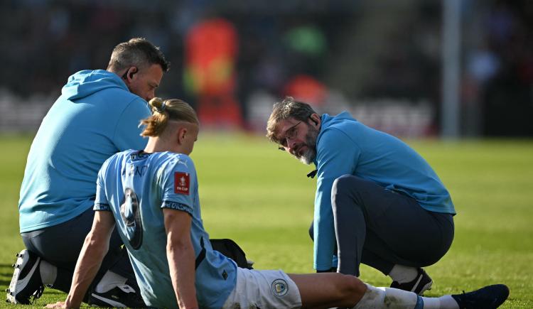 Imagen de Problemas para Guardiola: se confirmó la lesión de Haaland