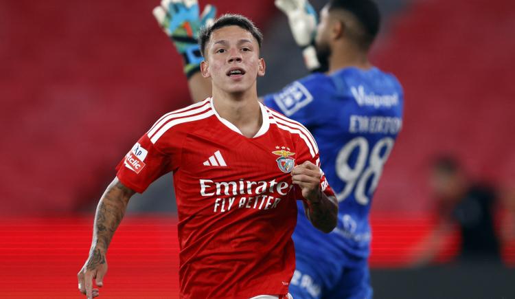 Imagen de Gianluca Prestianni fue figura pero Benfica solo empató