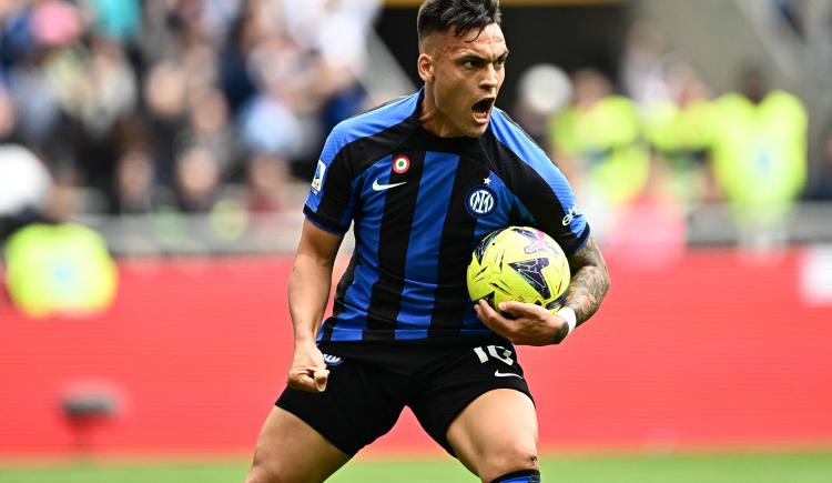 Imagen de Con un doblete de Lautaro Martínez, Inter venció a Lazio