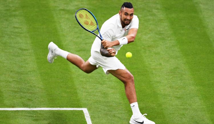 Imagen de UN DISTINTO: KYRGIOS GANÓ UN GAME DE SAQUE EN APENAS 43 SEGUNDOS