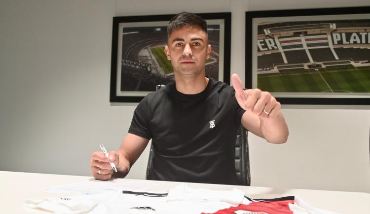 Imagen de Pity Martínez ya firmó su contrato con River