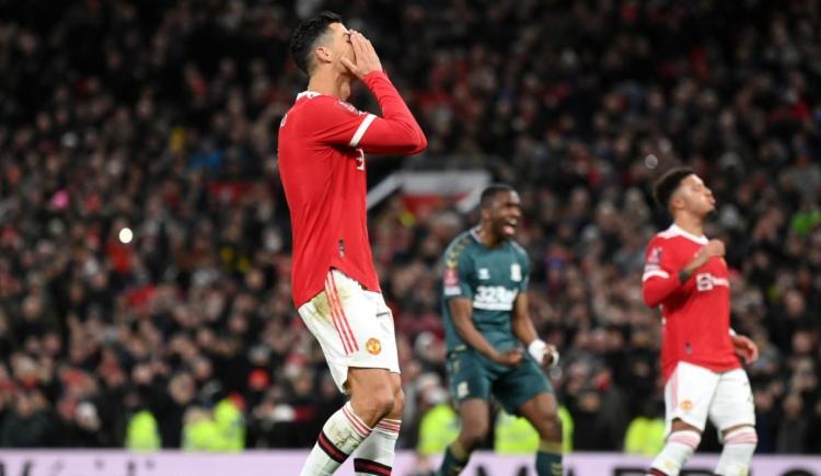 Imagen de GOLPAZO EN LA FA CUP: MIDDLESBROUGH ELIMINÓ AL MANCHESTER UNITED DE CRISTIANO RONALDO