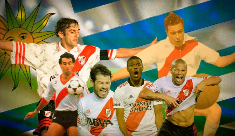 Imagen de Todos los uruguayos que jugaron en River