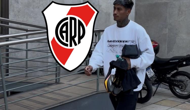 Imagen de Más refuerzos para River: revisión médica para Juan Portillo