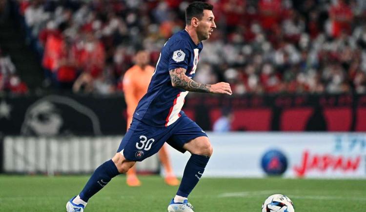 Imagen de Lionel Messi ingresó en el segundo tiempo en la victoria del PSG ante Urawa por 3 a 0