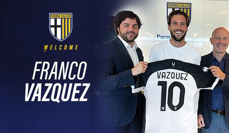 Imagen de FRANCO "MUDO" VÁZQUEZ FIRMÓ CON PARMA