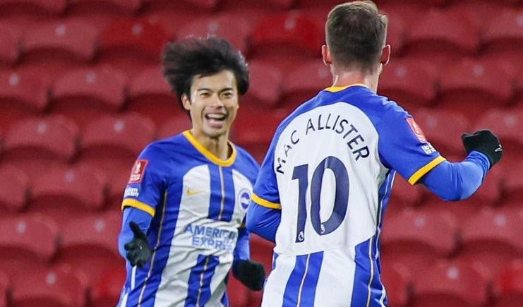 Imagen de Brighton goleó a Middlesbrough con un brillante Mac Allister