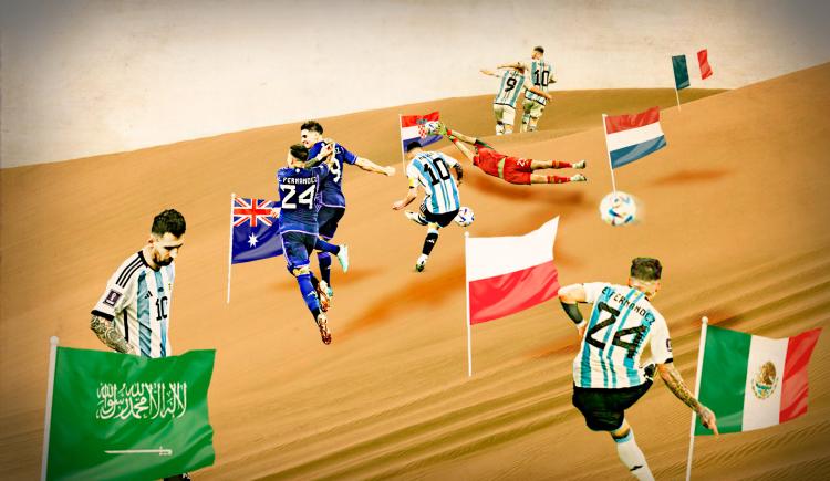 Imagen de El paso a paso argentino en busca de la Copa en Qatar: fútbol total ante Croacia y una jugada "inmessionante"