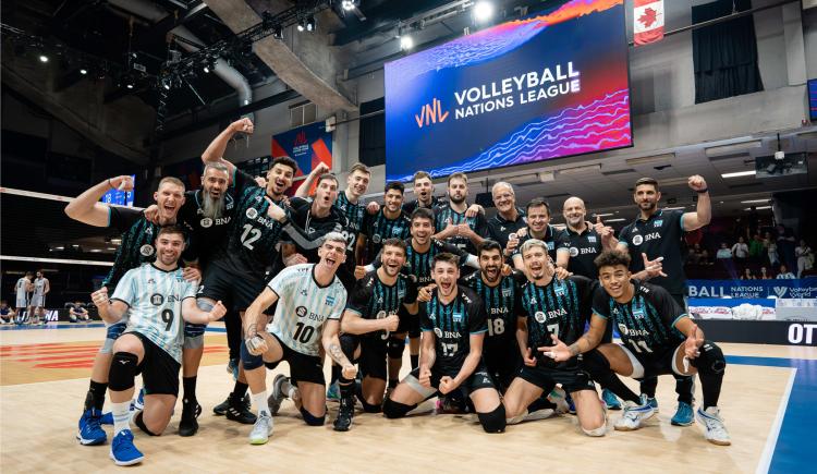 Imagen de Argentina debutó con un triunfazo en la Nations League de vóleibol