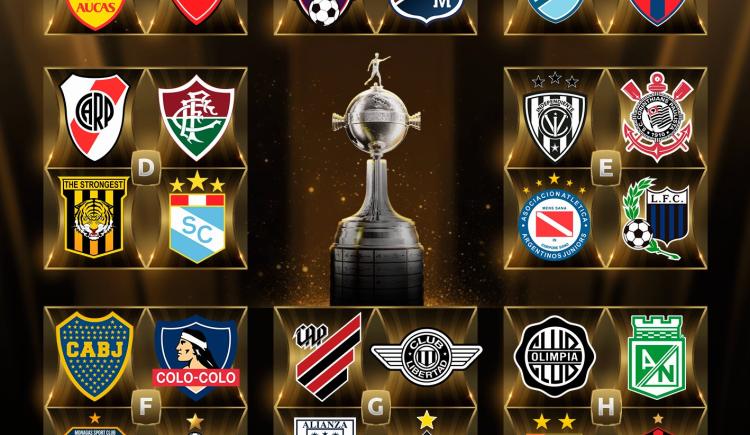 Imagen de Cuándo se juegan los 96 partidos de la fase de grupos de la Copa Libertadores