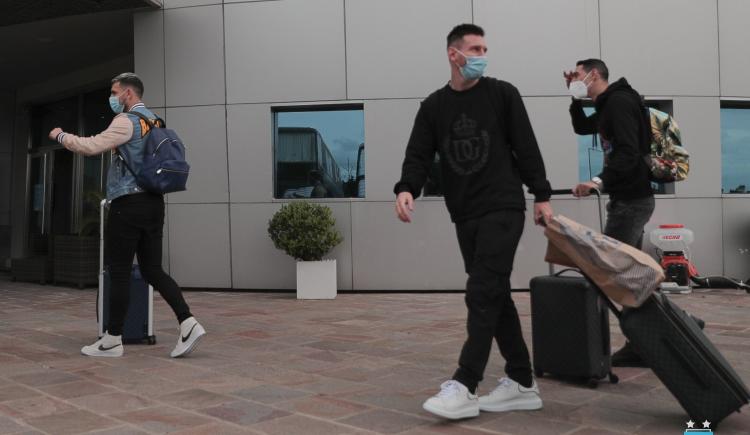 Imagen de MESSI LLEGÓ A LA ARGENTINA