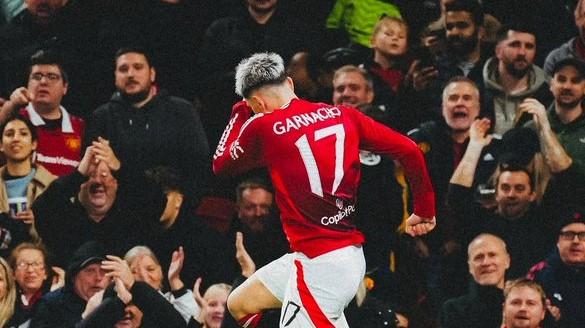 Imagen de Alejandro Garnacho y el gol más tempranero de su carrera