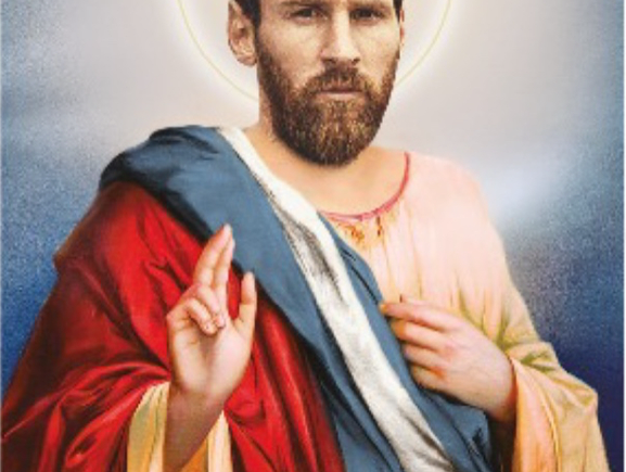 Imagen de "El Messi nuestro", la conmovedora historia de la estampita