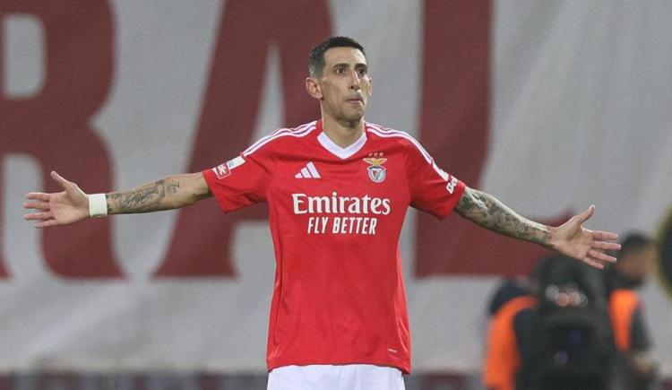 Imagen de Ángel eterno: doblete de Di María para el triunfo de Benfica