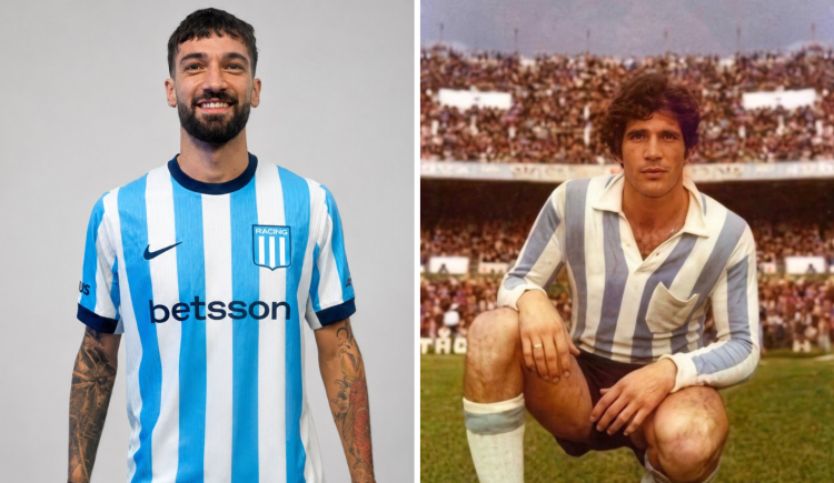 Imagen de Racing Club presentó a su nuevo refuerzo, hijo de un recordado atacante del club