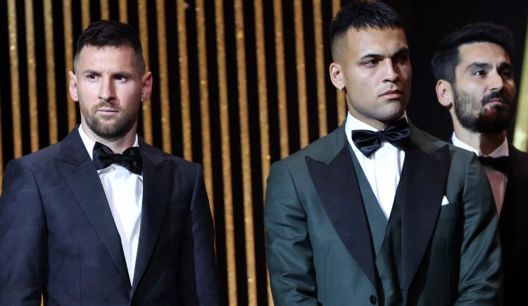 Imagen de Lionel Messi y Lautaro Martínez, nominados a ganar el Balón de Oro