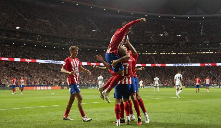 Imagen de Atlético de Madrid derrotó a Real Madrid y se quedó con el derbi de la ciudad