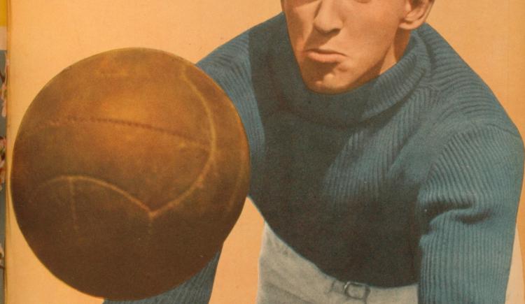 Imagen de 2 de octubre de 1942, el arquero de Chacarita Juniors