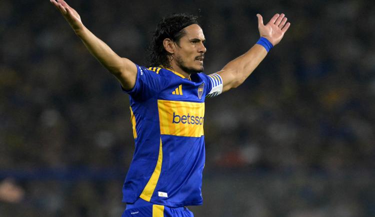 Imagen de Boca, karma sin fin: Cavani se perdió tres de los cuatro duelos clave del año